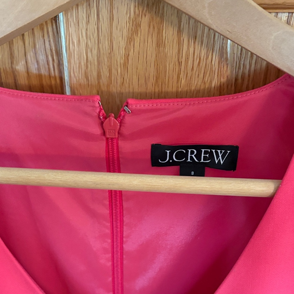 J. Crew Bright Pink Sleeveless Dress NWOT